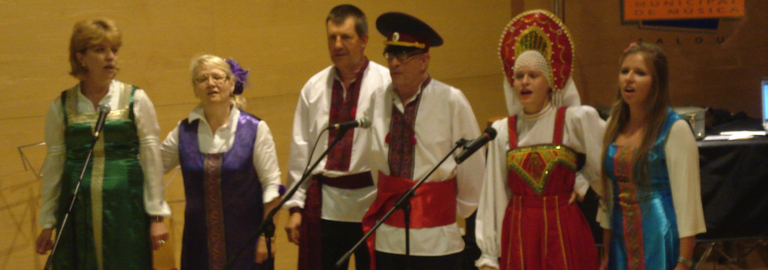 Presentación del coro ruso de la Asociación